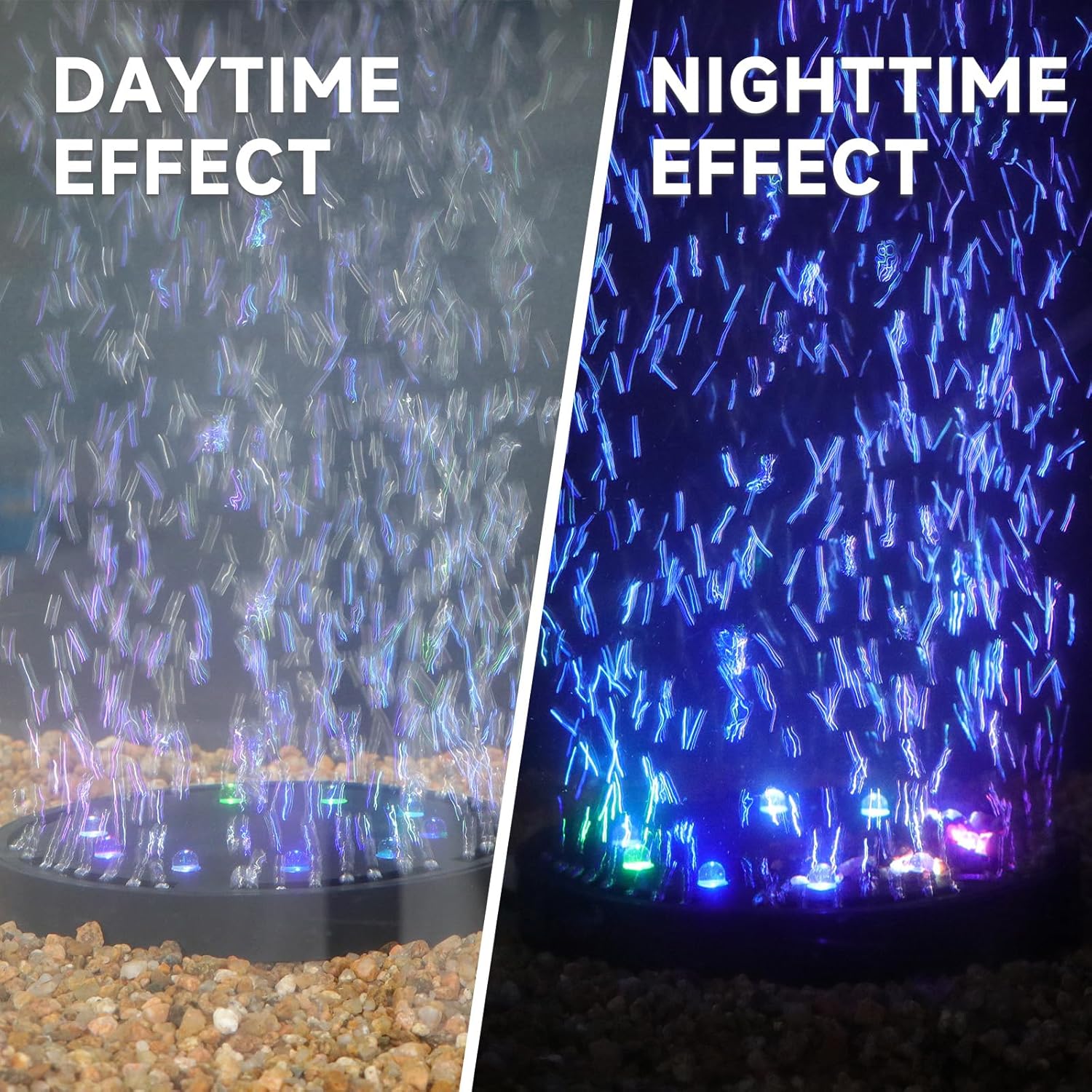 Aquarium Bubble Light 9/12 LED - Air Stone Diffuser review and price