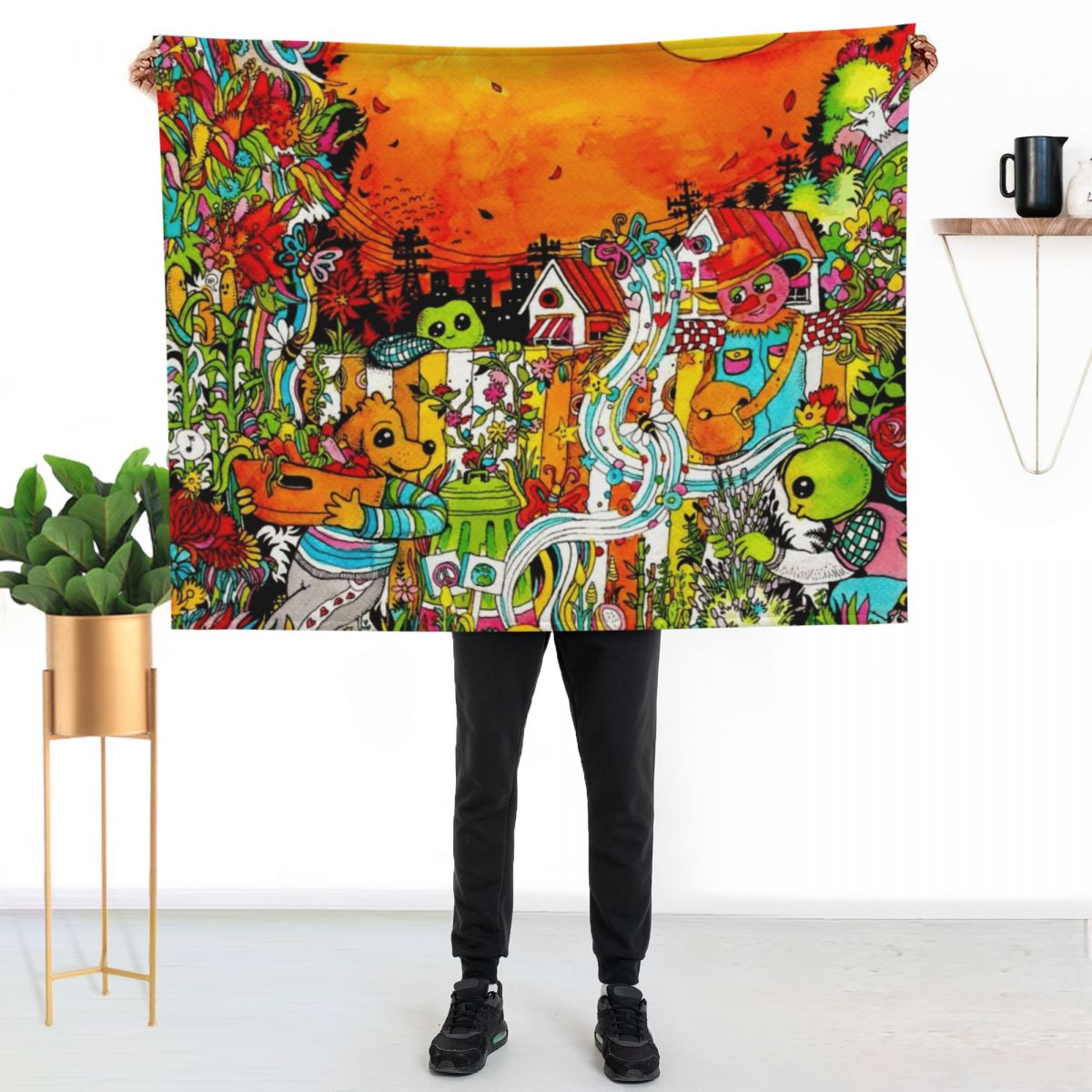 Urban Farm Time Throw Blanket  - Urban Farming Home review and price